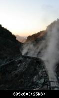 the spring of Numajiri Onsen is located in a remote valley; people can soak there directly in a hot mountain stream